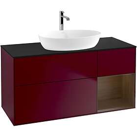 Villeroy & Boch Tvättställsskåp Finion med 3 Lådor Hylla och Bänkskiva för Fristående från Artis Collaro G832GNHB