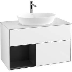 Villeroy & Boch Tvättställsskåp Finion med 2 Lådor Hylla och Bänkskiva för Fristående från Artis Collaro GA11PDGF