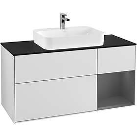 Villeroy & Boch Tvättställsskåp Finion med 3 Lådor Hylla och Bänkskiva för Ytmonterat G422GKMT
