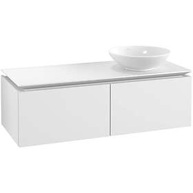 Villeroy & Boch Tvättställsskåp Legato Kompakt 1200 med 2 Lådor för Ocentrerat Ytmonterat B58100MS