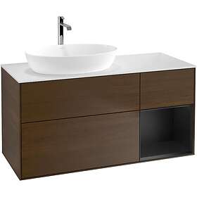 Villeroy & Boch Tvättställsskåp Finion med 3 Lådor Hylla och Bänkskiva för Ocentrerat från Artis Collaro G811PDGN
