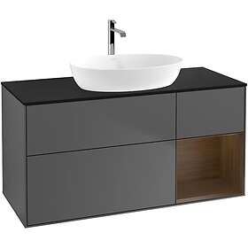 Villeroy & Boch Tvättställsskåp Finion med 3 Lådor Hylla och Bänkskiva för Fristående från Artis Collaro G832GNGK