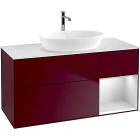 Villeroy & Boch Tvättställsskåp Finion med 3 Lådor Hylla och Bänkskiva för Fristående från Artis Collaro GA71MTHB