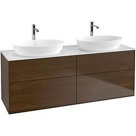 Villeroy & Boch Tvättställsskåp Finion med 4 Lådor och Bänkskiva för Två Fristående från Artis Collaro G84100GN