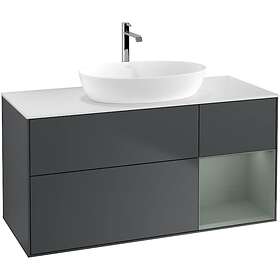 Villeroy & Boch Tvättställsskåp Finion med 3 Lådor Hylla och Bänkskiva för Fristående från Artis Collaro GA71GMHG