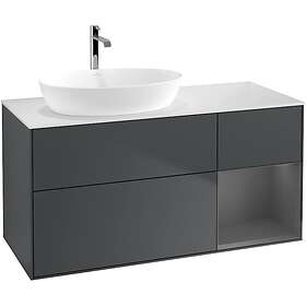 Villeroy & Boch Tvättställsskåp Finion med 3 Lådor Hylla och Bänkskiva för Ocentrerat från Artis Collaro GA51GKHG