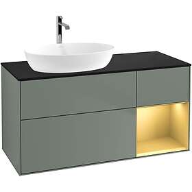 Villeroy & Boch Tvättställsskåp Finion med 3 Lådor Hylla och Bänkskiva för Ocentrerat från Artis Collaro GA52HFGM