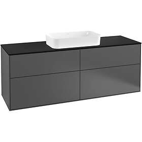Villeroy & Boch Tvättställsskåp Finion med 4 Lådor och Bänkskiva för Fristående G73200GK