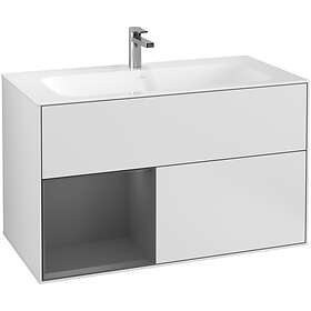Villeroy & Boch Tvättställsskåp Finion med 2 Lådor och Hylla för Inbyggt F030GKMT