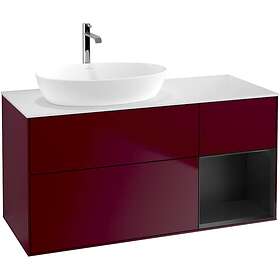 Villeroy & Boch Tvättställsskåp Finion med 3 Lådor Hylla och Bänkskiva för Ocentrerat från Artis Collaro GA51PDHB