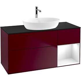 Villeroy & Boch Tvättställsskåp Finion med 3 Lådor Hylla och Bänkskiva för Fristående från Artis Collaro G832GFHB