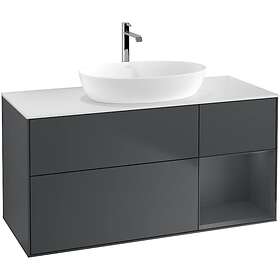 Villeroy & Boch Tvättställsskåp Finion med 3 Lådor Hylla och Bänkskiva för Fristående från Artis Collaro GA71HGHG