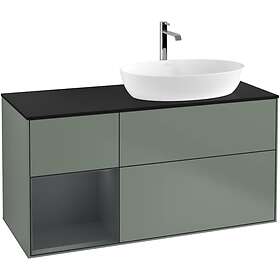 Villeroy & Boch Tvättställsskåp Finion med 3 Lådor Hylla och Bänkskiva för Ocentrerat från Artis Collaro G802HGGM