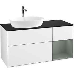 Villeroy & Boch Tvättställsskåp Finion med 3 Lådor Hylla och Bänkskiva för Ocentrerat från Artis Collaro GA52GMGF