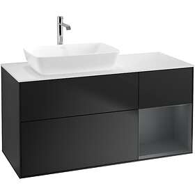 Villeroy & Boch Tvättställsskåp Finion med 3 Lådor Hylla och Bänkskiva för Ocentrerat från Artis Collaro F811HGPD