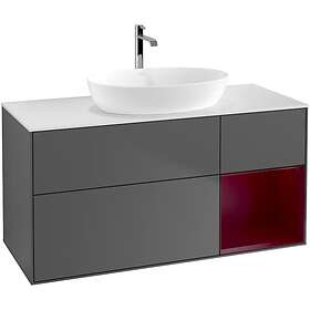Villeroy & Boch Tvättställsskåp Finion med 3 Lådor Hylla och Bänkskiva för Fristående från Artis Collaro G831HBGK