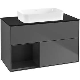Villeroy & Boch Tvättställsskåp Finion med 2 Lådor Hylla och Bänkskiva för Fristående G652PDGK