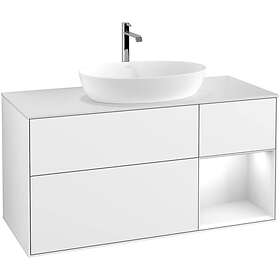 Villeroy & Boch Tvättställsskåp Finion med 3 Lådor Hylla och Bänkskiva för Fristående från Artis Collaro GA71GFGF