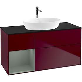 Villeroy & Boch Tvättställsskåp Finion med 3 Lådor Hylla och Bänkskiva för Fristående från Artis Collaro GA62GMHB