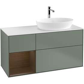 Villeroy & Boch Tvättställsskåp Finion med 3 Lådor Hylla och Bänkskiva för Ocentrerat från Artis Collaro G801GNGM