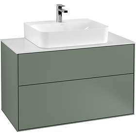 Villeroy & Boch Tvättställsskåp Finion med 2 Lådor och Bänkskiva för Centrerat G10100GM