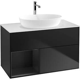 Villeroy & Boch Tvättställsskåp Finion med 2 Lådor Hylla och Bänkskiva för Fristående från Artis Collaro GA11PDPD