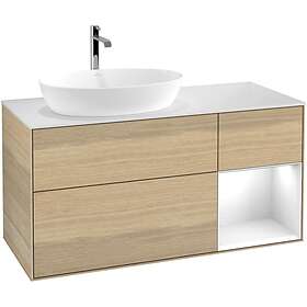 Villeroy & Boch Tvättställsskåp Finion med 3 Lådor Hylla och Bänkskiva för Ocentrerat från Artis Collaro GA51GFPC