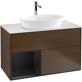 Villeroy & Boch Tvättställsskåp Finion med 2 Lådor Hylla och Bänkskiva för Fristående från Artis Collaro G771PDGN