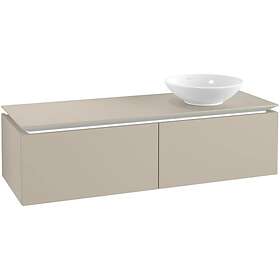 Villeroy & Boch Tvättställsskåp Legato Kompakt 1400 med 2 Lådor för Ocentrerat Ytmonterat B589L0VK