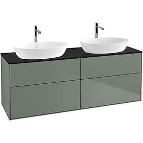 Villeroy & Boch Tvättställsskåp Finion med 4 Lådor och Bänkskiva för Två Fristående från Artis Collaro G84200GM