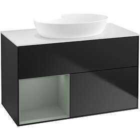 Villeroy & Boch Tvättställsskåp Finion med 2 Lådor Hylla och Bänkskiva för Fristående från Artis Collaro FA11GMPD