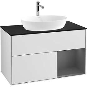 Villeroy & Boch Tvättställsskåp Finion med 2 Lådor Hylla och Bänkskiva för Fristående från Artis Collaro GA22GKMT