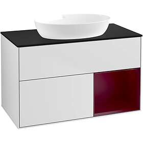 Villeroy & Boch Tvättställsskåp Finion med 2 Lådor Hylla och Bänkskiva för Fristående från Artis Collaro FA22HBMT