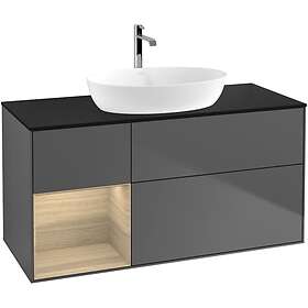 Villeroy & Boch Tvättställsskåp Finion med 3 Lådor Hylla och Bänkskiva för Fristående från Artis Collaro GA62PCGK