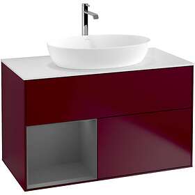 Villeroy & Boch Tvättställsskåp Finion med 2 Lådor Hylla och Bänkskiva för Fristående från Artis Collaro G771GKHB