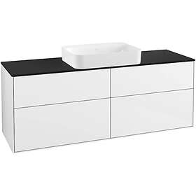 Villeroy & Boch Tvättställsskåp Finion med 4 Lådor och Bänkskiva för Fristående G73200GF