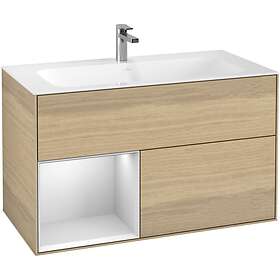 Villeroy & Boch Tvättställsskåp Finion med 2 Lådor och Hylla för Inbyggt F030MTP