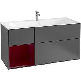 Villeroy & Boch Tvättställsskåp Finion med 3 Lådor och Hylla för Inbyggt F060HBG