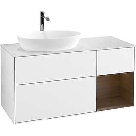 Villeroy & Boch Tvättställsskåp Finion med 3 Lådor Hylla och Bänkskiva för Ocentrerat från Artis Collaro GA51GNGF