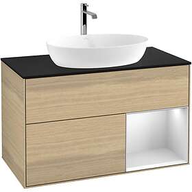 Villeroy & Boch Tvättställsskåp Finion med 2 Lådor Hylla och Bänkskiva för Fristående från Artis Collaro G782MTPC