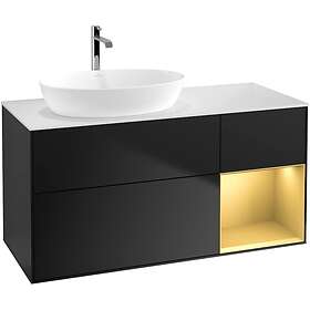 Villeroy & Boch Tvättställsskåp Finion med 3 Lådor Hylla och Bänkskiva för Ocentrerat från Artis Collaro GA51HFPD