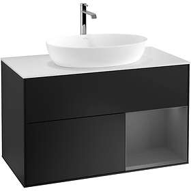 Villeroy & Boch Tvättställsskåp Finion med 2 Lådor Hylla och Bänkskiva för Fristående från Artis Collaro G781GKPD