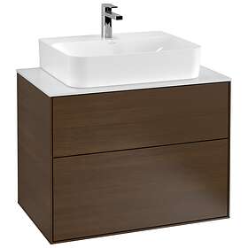 Villeroy & Boch Tvättställsskåp Finion med 2 Lådor och Bänkskiva för Centrerat F09100GN