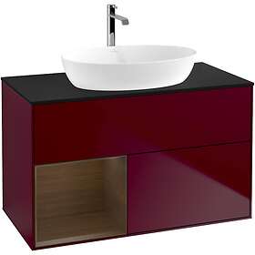 Villeroy & Boch Tvättställsskåp Finion med 2 Lådor Hylla och Bänkskiva för Fristående från Artis Collaro GA12GNHB