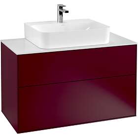 Villeroy & Boch Tvättställsskåp Finion med 2 Lådor och Bänkskiva för Centrerat G10100HB