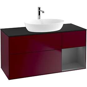 Villeroy & Boch Tvättställsskåp Finion med 3 Lådor Hylla och Bänkskiva för Fristående från Artis Collaro GA72GKHB