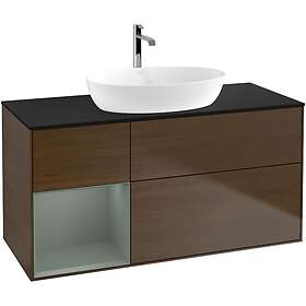 Villeroy & Boch Tvättställsskåp Finion med 3 Lådor Hylla och Bänkskiva för Fristående från Artis Collaro G822GMGN