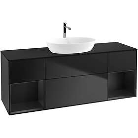 Villeroy & Boch Tvättställsskåp Finion med Två Hyllor och Bänkskiva för Fristående från Artis Collaro G862PDPD