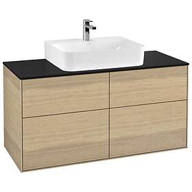Villeroy & Boch Tvättställsskåp Finion med 4 Lådor och Bänkskiva för Centrerat F13200PC