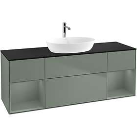 Villeroy & Boch Tvättställsskåp Finion med Två Hyllor och Bänkskiva för Fristående från Artis Collaro GD02GMGM